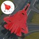 thumbnail image 5 of Juguetes de Avión SU-57 Control de Radio Planeador Rojo perfke, 5 of 8