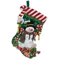 thumbnail image 2 of Candy Snowman Bucilla Christmas Stocking Kit, 2 of 3