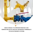 thumbnail image 2 of Brass Ball Valve with Ergonomic Handle for Home Use Golden 1 Pc DN15 12mm, 2 of 8
