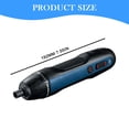 thumbnail image 2 of 1PC Electric Screwdriver Set Cordless Screwdriver Rechargeable And Adjustable Torque Screwdriver With Accessories Box And Cable Black, 2 of 2
