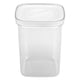 thumbnail image 2 of Caja de almacenamiento de alimentos para cocina, recipiente hermético para almacenamiento de alimentos, tanque transparente sellado con tapa para arroz de grano mixto, blanco, 1300ml, 2 of 14