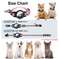 thumbnail image 4 of Unique Bargains Waterproof Cat Collar for Airtag  Reflective Collar with Bell Breakaway Cat Collar for Airtag Holder Cat Collars Cat Collar for Apple Air Tag Pink, 4 of 7