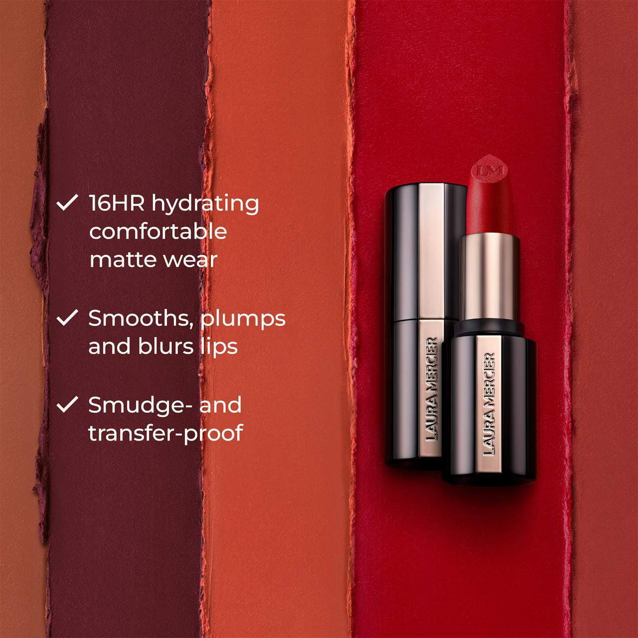 Laura Mercier Caviar Smoothing Matte Lipstick Color: 680 Rosewood Silk Size: N/A
