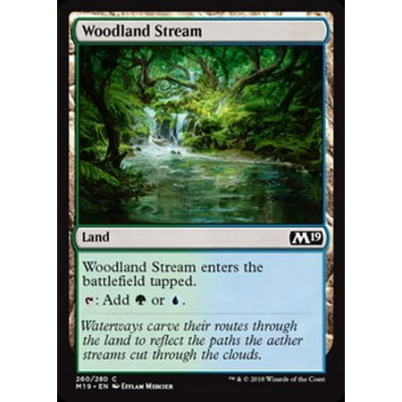 MtG Core Set 2019 Woodland Stream (Best Router 2019 For Streaming)