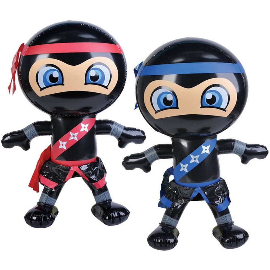 Details about    24" Ninjas Kong Fu Inflatable Set Of 2 Inflate Blow Up Toy Party Decoration 