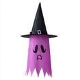 thumbnail image 3 of Fantasma Iluminado Con Sombreros Bruja Halloween Espeluznante () Púrpura, 3 of 4