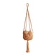 thumbnail image 2 of Kit de cesta colgante tejida DIY | Colgador de macramé para plantas con cordón de algodón suave | Decoración para macetas de interior y exterior | Decoración de pared de yute de 89 cm para el jardín, 2 of 8