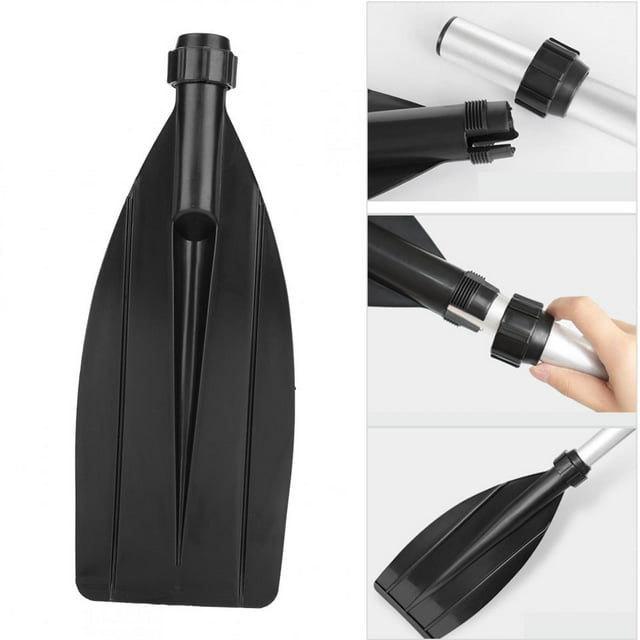 1 Par Duradero, Reemplazo De Remo De Hoja De Hoja Reemplazo De Paleta De Kayak Reemplazo De Paleta De Canoa De Kayak, Piezas De Paleta Accesorios Negro