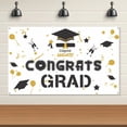 thumbnail image 4 of Banner de graduación, póster, poliéster, festival, telón de fondo, felicitaciones escolares, suministro de decoración de suspiros, tipo 1 Eigraketly HA7653-01B, 4 of 6