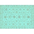 thumbnail image 1 of Ahgly Company Indoor Rectangle Oriental Light Blue Traditional Area Rugs, 2' x 5', 1 of 4