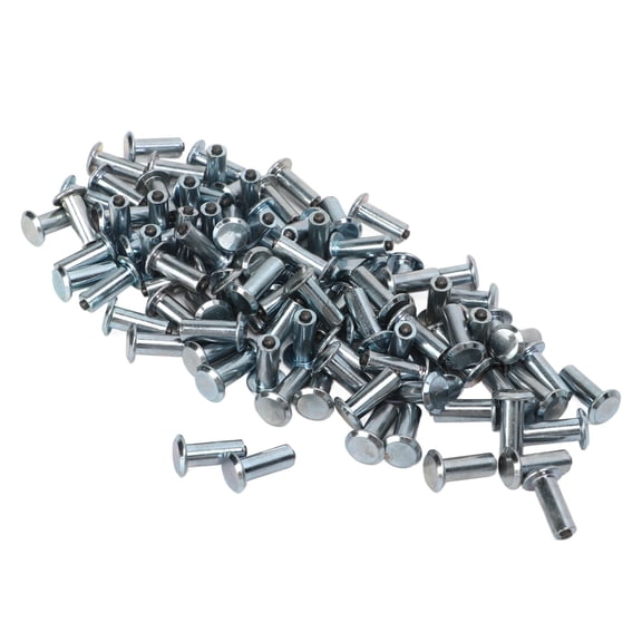 BOKYAN 100Pcs Tire Studs Snow Spikes Carbide Screw Non Slip Universal Replacements for Auto Truck Forklift Off Road Vehicle Accessories 15x9mm / 0.59x0.35in Heavy Duty Winter Driving Gear