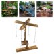 thumbnail image 5 of de de Camping al , lanzamiento de gancho de y escalera de tiro para adultos, s de beber, Bar de , tienda de madera oscura perfke juego de lanzamiento de anillos, 5 of 9