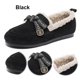 thumbnail image 5 of Zapatos Casa Invierno Mocasín Esponjosas Peludas Femeninas Peluche Mujeres en Interiores para Al Aire Libre, 5 of 8