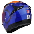 thumbnail image 6 of 1STORM MOTORCYCLE BIKE FULL FACE HELMET HG335 BOOSTER IRON MAN BLUE, 6 of 6