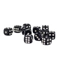 thumbnail image 4 of 50 X 12 Mm Opaco Juegos De Dados De Seis Lados D6 D&D RPG Negro Sunnimix Dados de varios lados, 4 of 5