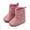 Red, variant on RTKFRFLM Baby Leather Boots Vintage Floral Embroidery Soft Sole Booties Black 6-9 Months