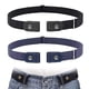 thumbnail image 2 of Paquete de 2 cinturones sin hebilla para hombres y mujeres, cinturón ajustable invisible duradero, cinturón elástico sin hebilla, cinturón sin hebilla para hombres y mujeres, 2 of 8