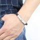 thumbnail image 4 of 1 pulsera de piedra natural para hombre (Sagitario), 7 chakras, pulsera de cuentas de piedra turquesa blanca natural, joyería de yoga para mujeres y hombres, regalo de cumpleaños Rojo Verde, 4 of 5