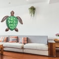 thumbnail image 4 of Estatua De Tortuga Para Colgar En La Pared, Decoración De Pared Con Tema De Vida Marina De Metal Para Baño, Jardín, Piscina, 4 of 7