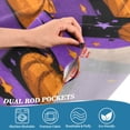 thumbnail image 4 of Pumpkins and Stars Curtain Valances Window Treatment Rod Pocket Drape Valance 54" X 18" for Kitchen Living Room Bedroom, 4 of 6