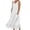 White, variant on Laqbezok Sleeveless Cotton Linen Boho Flowy Beach Midi Dress with Pockets, Casual Solid Color Round Neck Sun Dress, Relaxed Fit Ruffle Hem Summer Vacation Dress