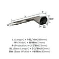 thumbnail image 6 of Amerock St. Vincent Brushed Nickel Single Post Toilet Paper Holder, 6 of 8