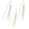 thumbnail image 2 of EeaseCA 3PCS Delicate Thick Eyeglasses Chain Small Flower Hanging Neck Glasses Chain, 2 of 7