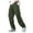 Green, variant on Fgnfyis Men's Casual Solid Leggings Pants Drawstring Elastic Waist Pocket Pants Trousers Cargo Pants for Men Grey XL