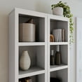 thumbnail image 6 of Prepac Moda 80" Tall 5-Tier Narrow Bookcase in White, Modern Storage Accent Bookshelf with 3 Adjustable Shelves for Home, Office, Living Room, Bedroom, 6 of 12