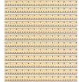 thumbnail image 5 of Paquete de 12 reglas de madera, reglas para estudiantes, reglas escolares de madera, regla de oficina, regla de medición, 2 escalas (12 pulgadas y 30 Cm), 5 of 5
