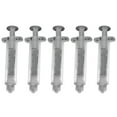 thumbnail image 3 of Visland 5Pcs 5ml Plastic Industrial Syringe without Needle Tips for Liquid Glue Oil Ink, 3 of 7
