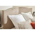 thumbnail image 4 of Stitched Camel Back Full Upholstered Bed in Sandy Beige, 4 of 9