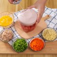 thumbnail image 3 of 1 extractor de ajo manual, procesador de alimentos, cortador de verduras, licuadora, adecuado para picar frutas, verduras, nueces, hierbas, cebollas, ajos, etc. ER, 3 of 5