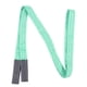 thumbnail image 4 of Correa de elevación de poliéster para grúa industrial, eslinga plana de alta resistencia, capacidad de 4409 lb, hebilla de 2 ojales de 13,12 pies, color verde, 4 of 12