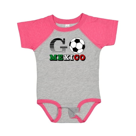 

Inktastic Go Mexico- Soccer Football Boys or Girls Baby Bodysuit