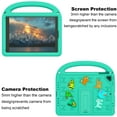 thumbnail image 6 of ELEHOLD Case for iPad 6th Generation, Fun Animal Design EVA Durable Case with Handle & Stand & Strap, Easy Carry for Children,Green, 6 of 9