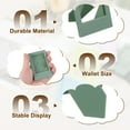 thumbnail image 4 of 8pcs Mini Picture Frames, 2.4 x 3.6 Inch Rectangular Film Photo Frame, Small Instant Film Photo Frame Holder for Tabletop Picture Display, Avocado Green, 4 of 7