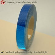 Oralite (Reflexite) V92-DB-COLORS Microprismatic Conspicuity Tape: 1 in x 50 yds. (Blue)