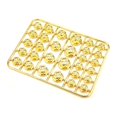 thumbnail image 1 of SPRING 30x Motorcycle Screw Cap Cover Head Body Engine Nut Bolt Cap for Gold, 1 of 9