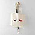thumbnail image 5 of CafePress - Pawprint Hearts Tote Bag - Unisex Canvas Tote Bag, Beige, 1-Piece, 5 of 7