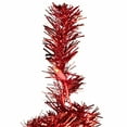 thumbnail image 6 of Northlight Pre-Lit Artificial Tinsel Christmas Tree - 4' - Red - Clear Lights, 6 of 7