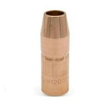 Miller NS-M1200C AccuLock MDX Thread-On Nozzle, 1/2" Orifice, Flush Tip, Copper, 2 pack