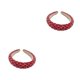 thumbnail image 2 of Guardurnaity Diadema con cuentas de cristal, tejido Flexible, diamantes de imitación, decoración para la cabeza, tocado para el cabello para Rojo 2Conjunto, 2 of 6