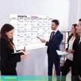 thumbnail image 2 of Large 24"x36" White Board Calendar Dry Erase Calendar for Wall Big Dry Erase Wall Calendar Monthly Large Wall Calendar Dry Erase Board Planner Includes 6 Markers Eraser Push Pins & Mounting Tape, 2 of 8