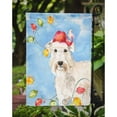 thumbnail image 3 of Carolines Treasures CK2499GF Christmas Lights Wheaten Terrier Flag Garden Size  Small multicolor, 3 of 3