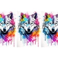 thumbnail image 7 of Yiaed Cool Colorful Wolf Print Backpack, Premium Laptop Backpack, Travel Backpack for Women, Lightweight Backpacks, Comfortable Back Pack-Small, 7 of 7