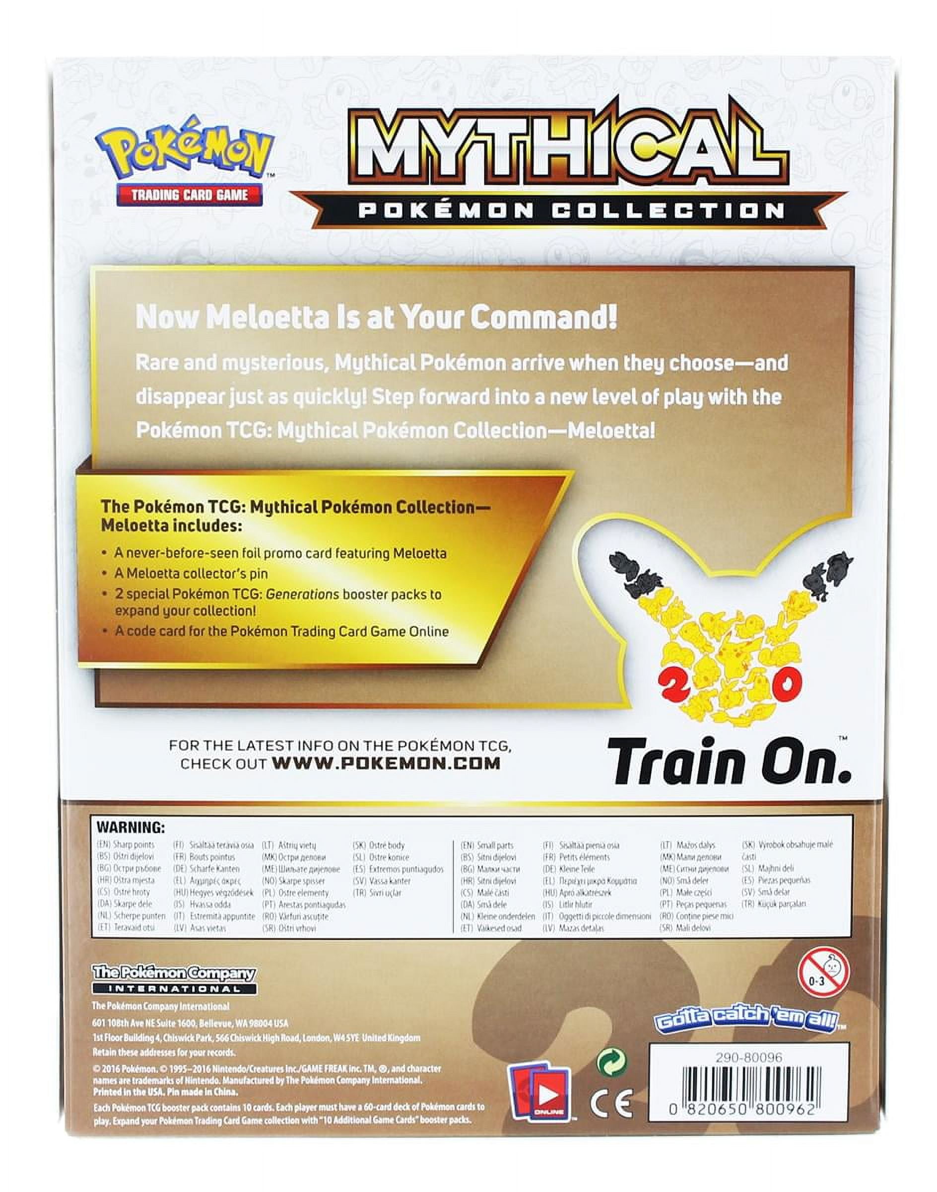 Pokemon Trading Card Games: Mythical Collection Meloetta 