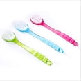 thumbnail image 3 of Long Handled Bath Shower Back Brush PET Body Scrubber PS Plastic Massager Skin Cleaning Tool, 3 of 9