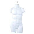 thumbnail image 1 of Only Hangers Mannequin Suspendu en Plastique pour Homme, Forme Claire Givrée - Lot de (1), 1 of 4