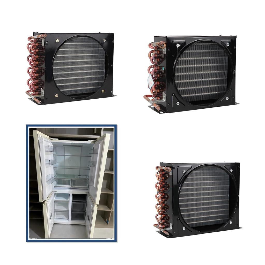 Osdhezcn Heavy Duty Freezer Refrigerator Condenser Small Copper Tube Aluminum Fin Air Cooled Water Cooled Cold Storage Radiator